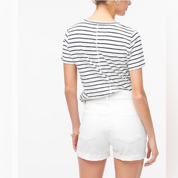 J.Crew Classic Denim Shorts Chalk White Size 27 - Picture 3 of 7